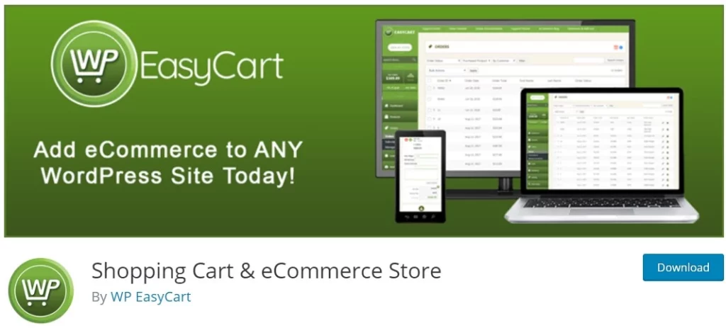 WP EasyCart - ปลั๊กอิน Shopping Cart & eCommerce Store